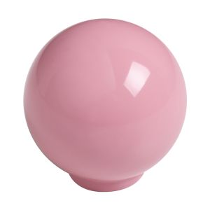 Tirador bola abs 34mm rosa brillo lote de 50