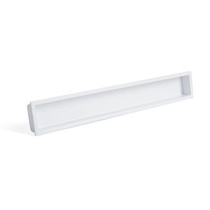 Tirador embutir cubic l160 acabado blanco mate