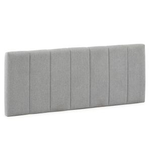 Cabecero tapizado creta 160x60 cm color gris, 8 cm de grosor
