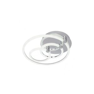 Plafón LED - fabrilamp 172083020 - cromo - 68w - mando a distancia y regula