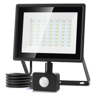 Aigostar foco LED con sensor movimiento 50w,4300lm ip65 6500k