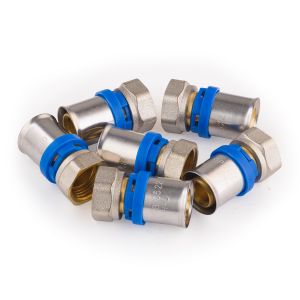 X6 racores multicapa a prensar multiperfiles ø20 -h tuerca libre 1/2'
