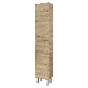 Columna de almacenaje independiente lila - 30 cm - madera - 2 puertas