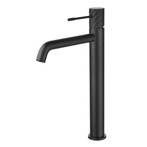 Monomando lavabo alto bless negro mate [ imex® ]