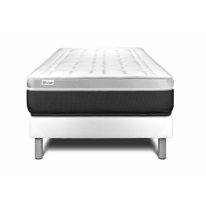 Conjunto vital soft 90 x 190 cm somier kit blanco