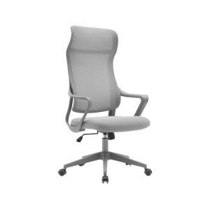 Silla despacho giratoria elevable con reposacabezas ergonómica