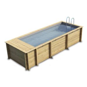Piscina de madera pool’n box 620x250x133 bwt