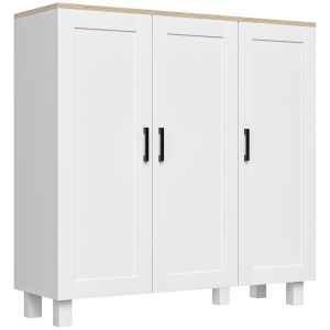 Aparador de cocina 90x30x90 cm color blanco Homcom