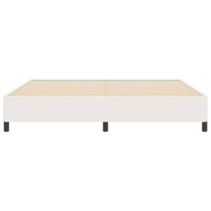 vidaXL estructura de cama crema 200 x 200 cm telas de pana