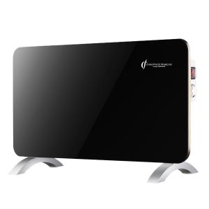Radiador eléctrico móvil de vidrio sorimo sannover 2000 w negro
