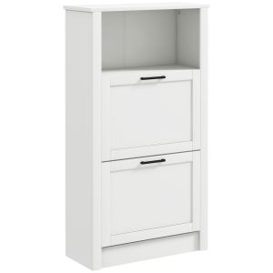 Zapatero 58x24x105 cm mdf color blanco Homcom, hogar - muebles de recibidor