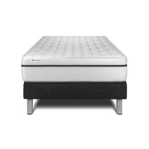 Conjunto vital spa 90 x 200 cm somier kit negro