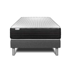 Conjunto vital memo one 120 x 200 cm somier kit gris