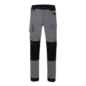 Velilla pantalon canvas stretch 2xl gris/negro