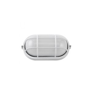 Aplique exterior - apus - aluminio blanco - cristal - ip44