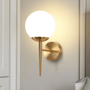 Nettlife aplique pared E27 dorado 32x20