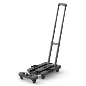 Carretilla plegable extensible 6 ruedas y base ajustable para transporte