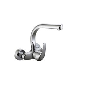 Grifo monomando de fregadero pared alto 110 modelo manzanilla