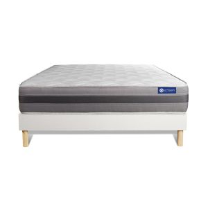 Pack colchón actimemo relax 135x190cm + somier multiláminas, espuma viscoel