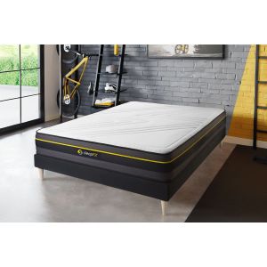 Pack colchón active 120x195cm + somier multiláminas, espuma viscoelástica ,