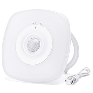 Aigostar luz nocturna LED con sensor de movimiento 3 modos usb recargable