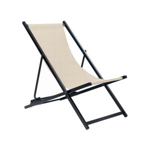 Hamaca plegable locri ii metal beige