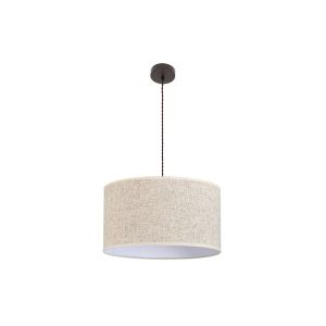 CoLGante happy 3xE27 marron/beis regx50x50 cm sin difusor