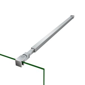 Aica barra de soporte de 73-120cm sujección para mamparas