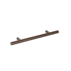 Tirador de acero inox para muebles, dist entre eje 128 mm