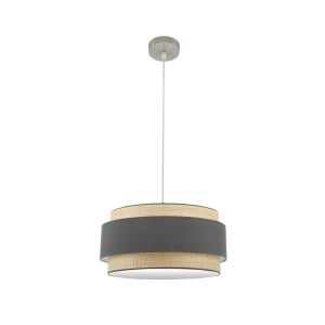 CoLGante kandy 2xE27 natural/gris regx50x50 cm