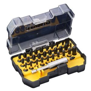 Cofre de 32 piezas de puntas de atornillado Dewalt - impacto torsión - dt70