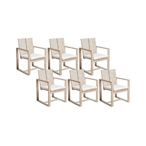 Silla de comedor blanco crema azzanello