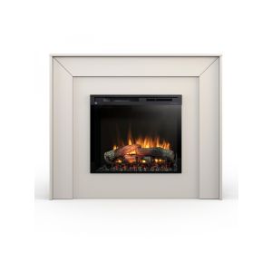 Zuni - chimenea eléctrica independiente con calefacción LED  28" cachemira