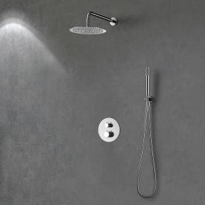 Imex - columna ducha empotrada termostática cromado serie line