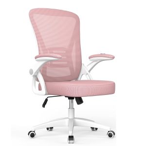 Rattantree silla de oficina ergonómica con soporte lumbar,rosa