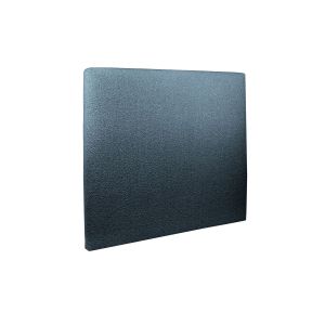 Cabecero tapizado 160 cm - tejido rizado azul - azul