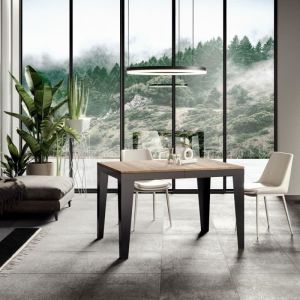 Mesa comedor extensible - 90x180-284 cm - roble