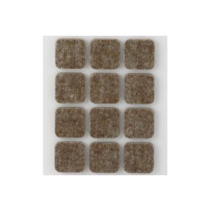 Lainex12 almohadilla de fieltro adh 22x22mm - inofix - blanco - protector(e