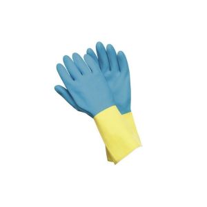 Guante neopreno-latex bicolor talla s (par)