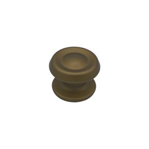 Pomo fijo para puerta, d: 80 mm, en aluminio, bronce satinado