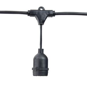 Guirnalda exterior decorativa, de 10 bombillas E27 suspendida, 5m
