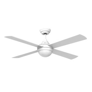 Ventilador de techo con luz LED silencioso classic ii blanco con mando ø132
