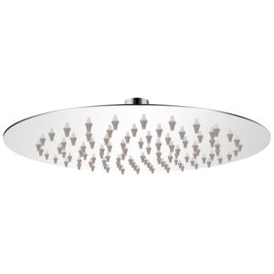 vidaXL alcachofa de ducha redonda efecto lluvia acero inoxidable 20 cm