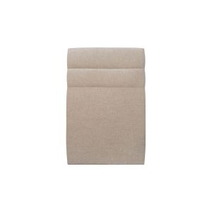 Cabecero 90 cm lines - tela natté marrón beige - beige marrón