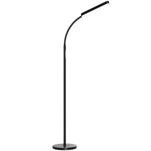 Lámpara de pie 5 modos de iluminación, LED, 12 w 22 x 176 cm negro