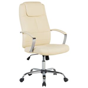 Silla ejecutiva winner piel sintética beige claro