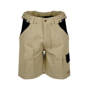Ropa pantalon corto algodon saragossa beige t44-v057
