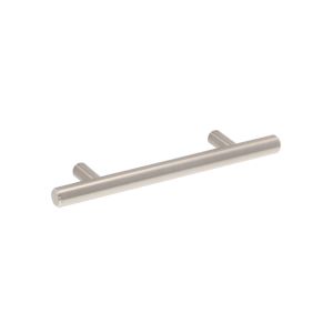 Tirador para muebles de acero, dist entre eje 96 mm
