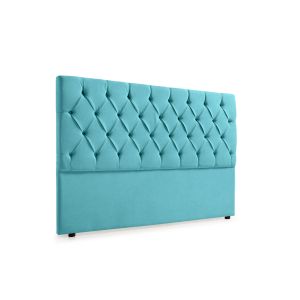 Cabecero tapizado capri acualine 190x120x12 cm - moonia