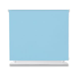 Estor enrollable opaco azul 80x200cm.